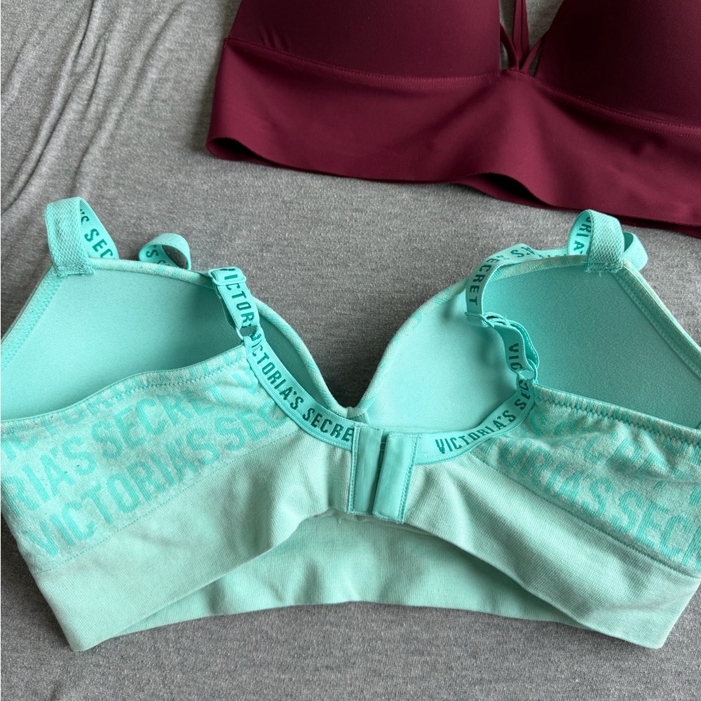 Victoria's Secret Bra Set - Burgundy and Mint - Picture 4 of 7